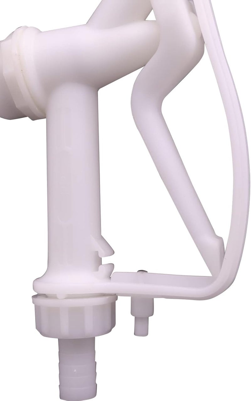 MENAITEK 1" Barb Plastic Manual Nozzle with 0.7(18mm) Inch Stainless Steel Spout Diesel Exhaust Fluid (DEF)/Antifreeze Nozzle for Water, Ethanol, Methanol Blend, Diesel, and Industrial Dispensing - Image 3